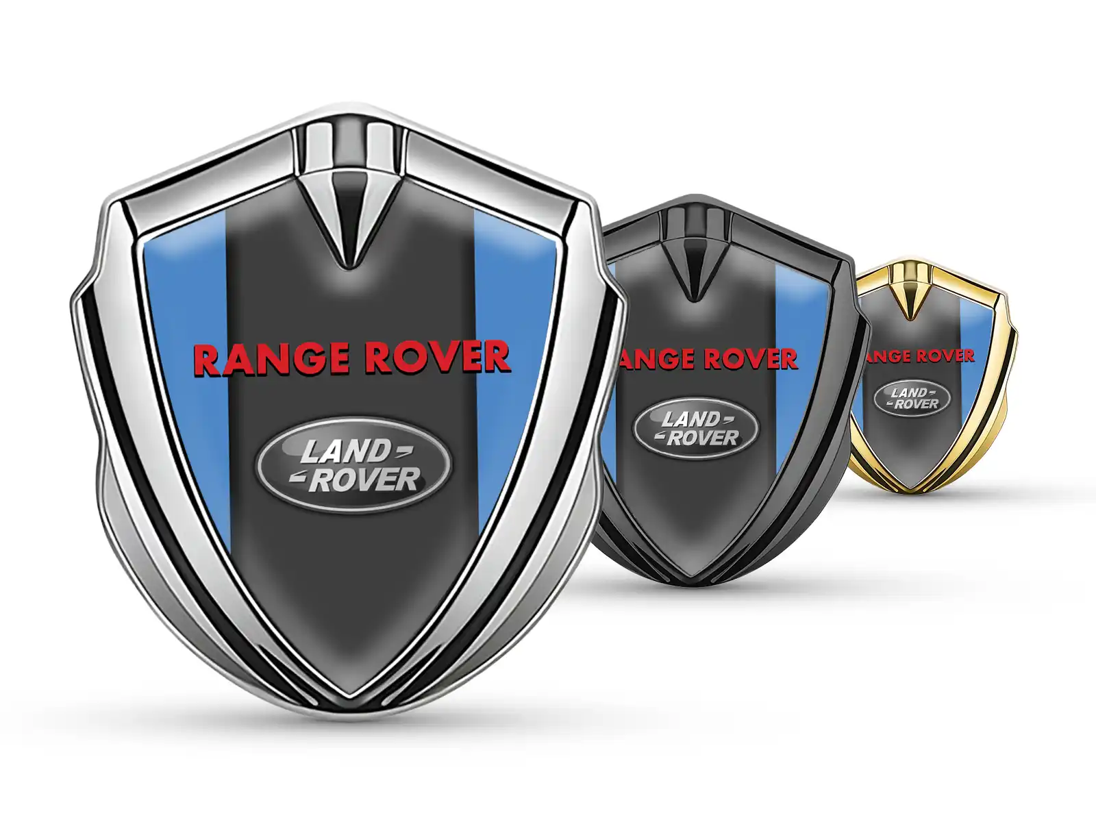 Land Rover Emblema Metallico Badge Stile Lussuoso Lega Metallica